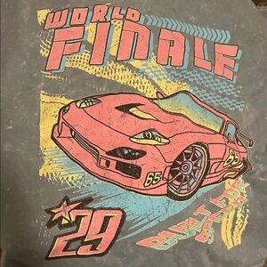 World Finale Graphic Tee with Car Design
